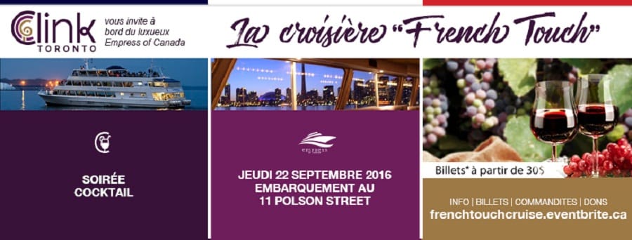 EMBARQUEZ SUR LA CROISIERE "FRENCH TOUCH"