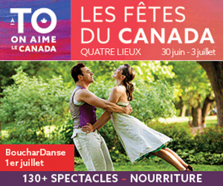 Célébrations à Toronto dans le cadre du 150e anniversaire du Canada