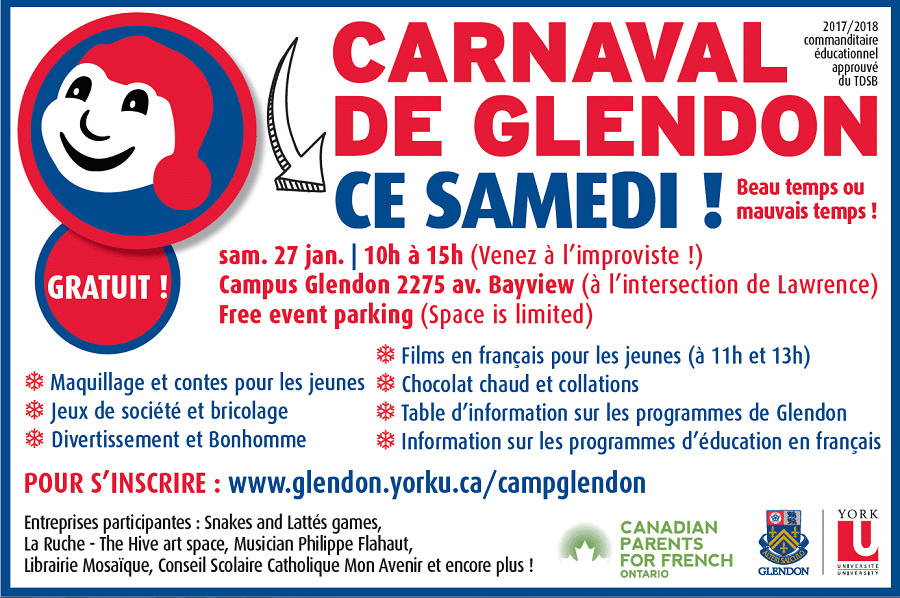 Carnaval de Glendon: un rendez-vous exceptionnel pour toute la famille