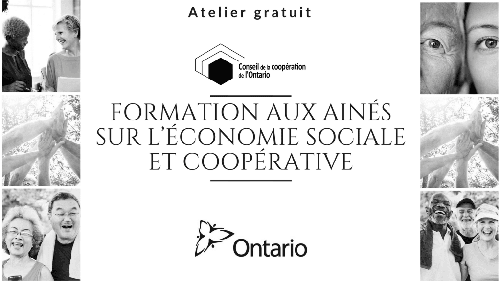 Formation gratuite pour les aînés sur l'économie sociale