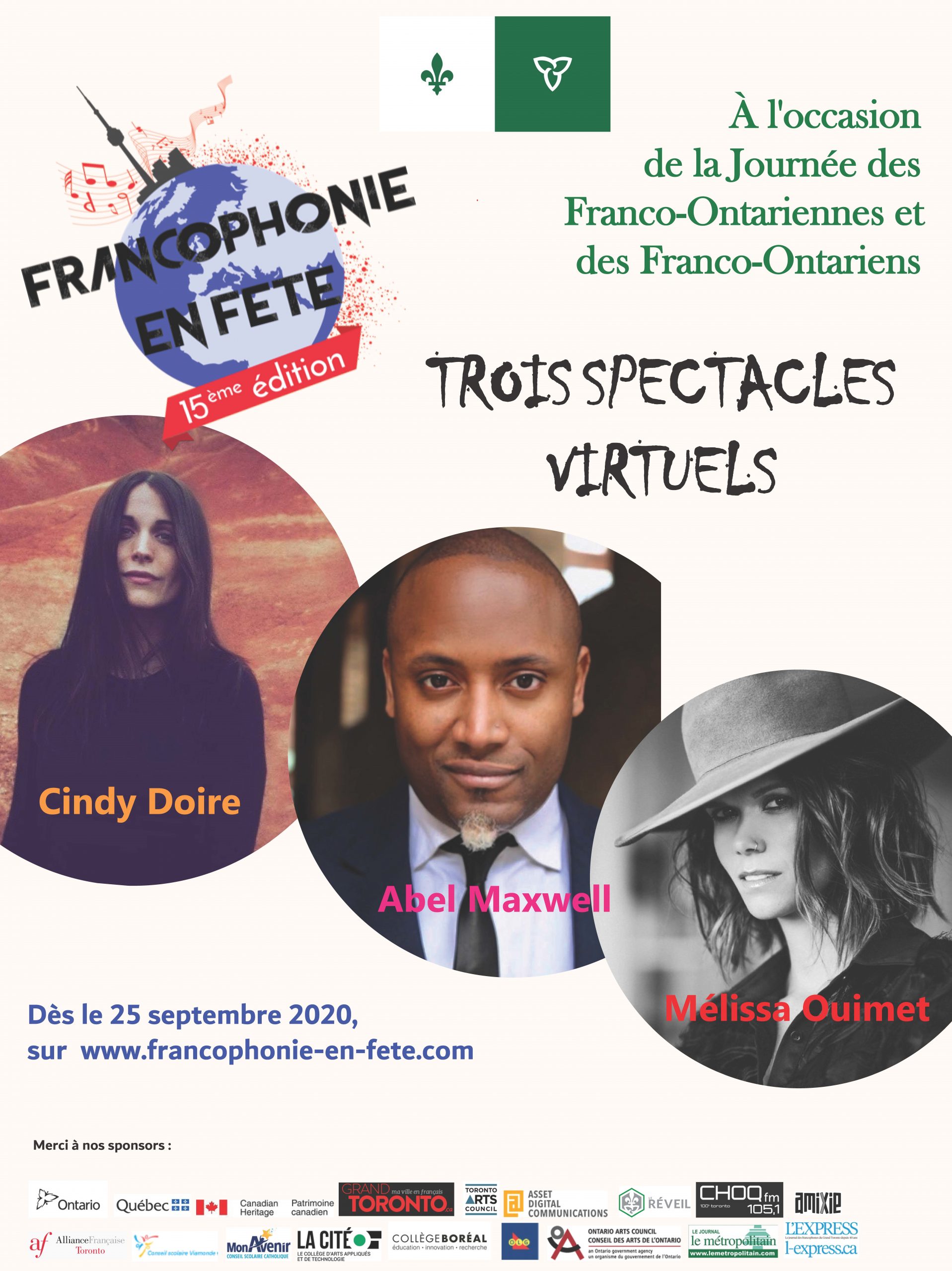 Affiche pour la 15ième édition de francophonie en fête