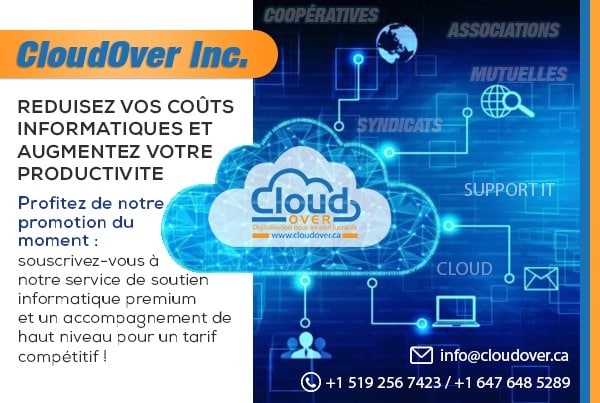 Promotion spéciale de Cloudover Inc.