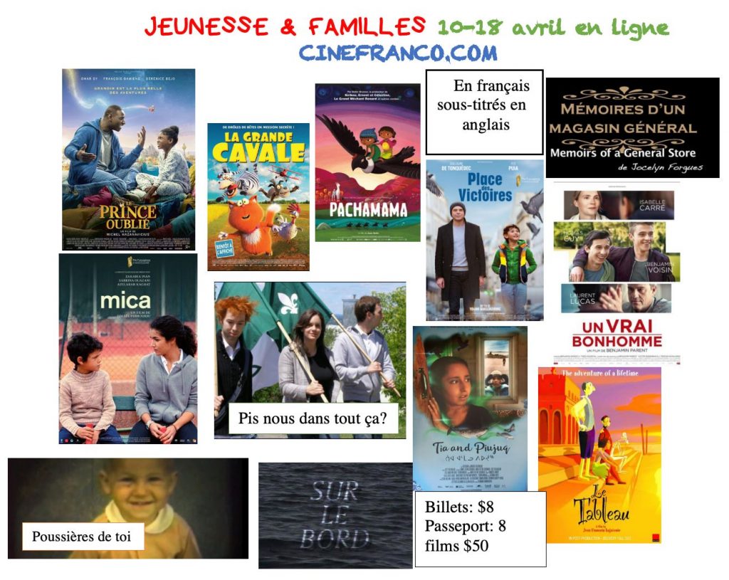 Programme jeunesse de Cinéfranco