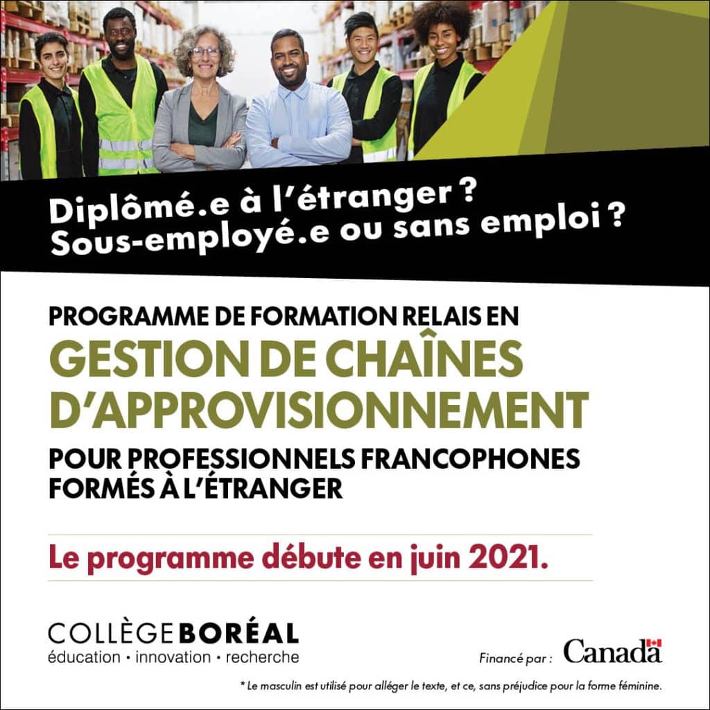 Formation relais en Gestion de chaînes d’approvisionnement : séance d'information