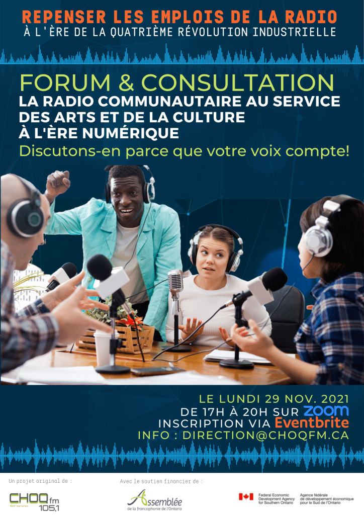 Forum audiovisuel radiodiffusé : La radio communautaire au service des arts et de la culture à l'ère numérique